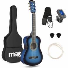 Børne Guitarpakke 30" - 1/4 børneguitar, Akustisk (3-5 år) Blå / Alt du skal bru