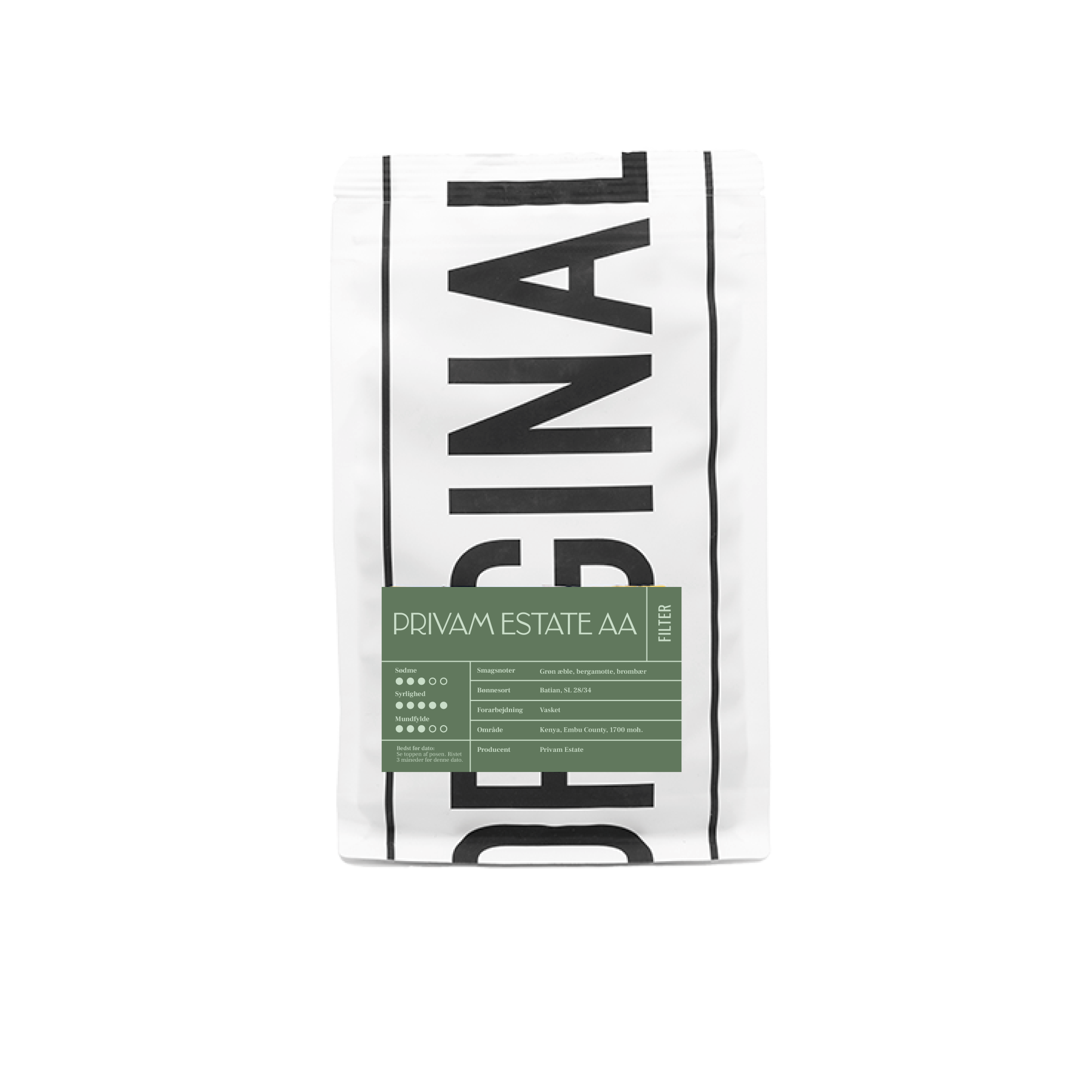 Kenya, Privam Estate AA - 250 grams