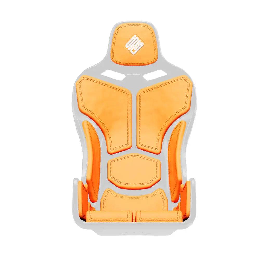 SIMGASM | Atlas Formula - White | Sim Racing Seat - Orange