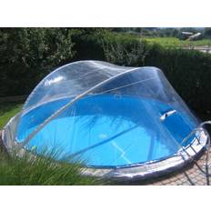 DOME, kuppel-cover til pool Ø5,5 (fritstående og nedgravet) - PoolOasen