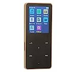 WiFi Mp3-spelare med Bluetooth, MP4-spelare med 1,8-tums Pekskärm, HiFi Loseless HiFi-ljud, Bärbar Digital Musikspelare, Lång Batteritid för Sportgåvor Springande Barn (Guld)