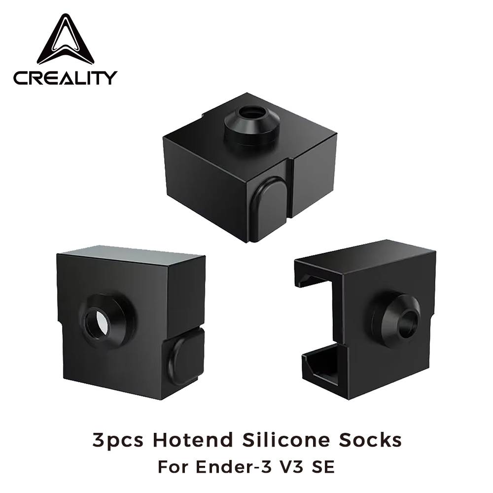 Creality 3pcs Hotend Silicone Socks Heat Resistant Cover 3D Printer Accessories For Ender-3 V3 SE