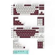 253 tangenter Doubleshot Cherry Profile Yuru Keycaps anpassade keyboard set för 60 % 65 % 70 % 75 % Cherry Gateron MX-switchar, mekaniska tangentbord