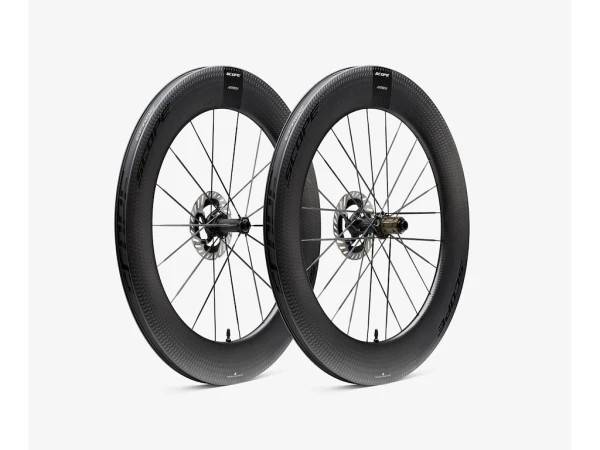 Scope Artech 8.T disc hjulset 700c 85 mm Shimano body black decals carbon