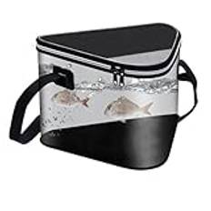 Foldable Fishing Bucket | Folding Fishing Bucket | Portable Fishing Gear | Space-Saving Fishing Bucket | Waterproof Foldable Bucket Space-Saving Design For Fishing