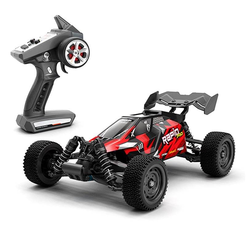 Fjernstyret bil - 4WD RC Racerbuggy – Ekstrem Hastighed 70KM/T - Rød - iHero