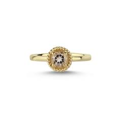 14kt. DARLING ring med Morganit