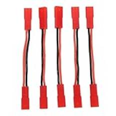 5st JST Hona Till JST Honkontakt, 22AWG 2 Tums RC-motor ESC-konverteringskabel Pluggkabeladapter, med 5 Cm Längd, för RC Biltillbehör