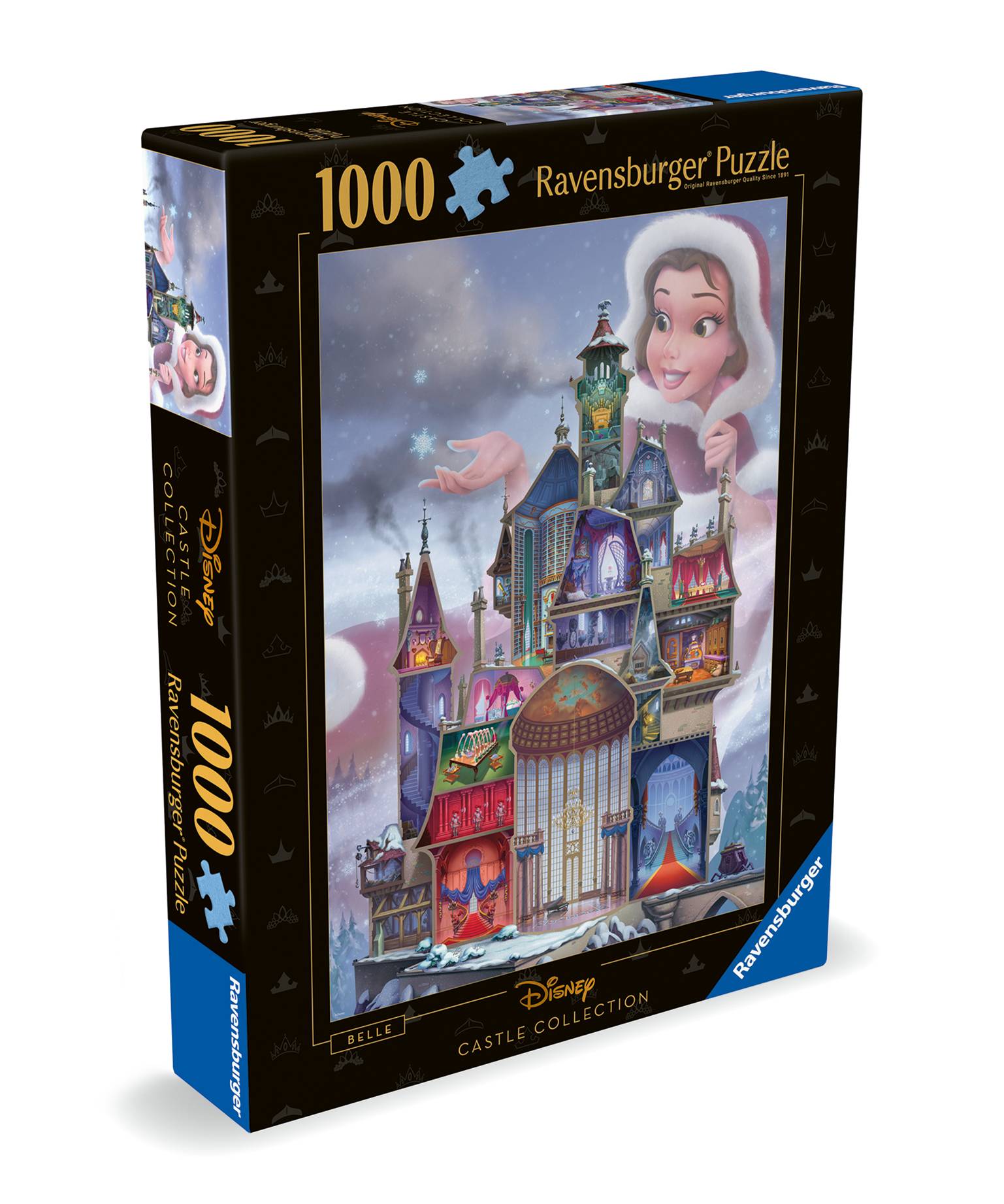 Ravensburger - Puzzle Disney Castles Belle 1000p