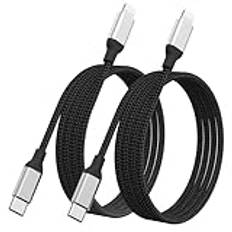 Acecene USB C till Lightning-kabel [3m,2 delar] MFi-certifierad lång iPhone-laddningskabel USB C Lightning snabbladdningskabel och datakabel för iPhone 14 13 12 11 Pro Max X 8 7 6 Plus SE iPad - Svart
