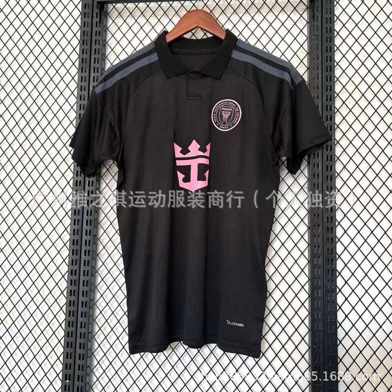 Miami Inter 2026/27 Away Soccer Jersey Mens Short Sleeve Football Kit Messi 10 Suarez 9 Embroidered
