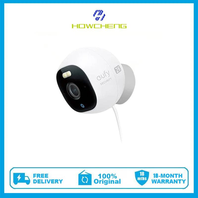 Eufy Solo Outdoor Cam pro 2K Night Vision Wireless Security Camera IP Camera for Home Surveillance - T8321