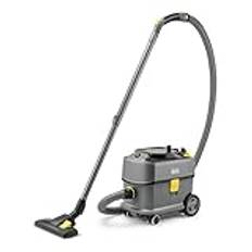 Kärcher T 10/1 ADV HEPA torrdammsugare, vakuum: 18 kPa, nominell effekt: 585 watt, reservoar: 10 liter, sugslang: 2 m, inkl. botten, parkett,- klädselmunstycke, HEPA 14-filter
