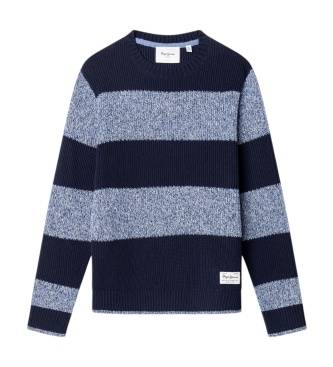 Pepe Jeans unisex för barn. PB7000029 Jersey Sammuel marinblå (14años= 164cm), Casual, Bomull, Marino, barnmode