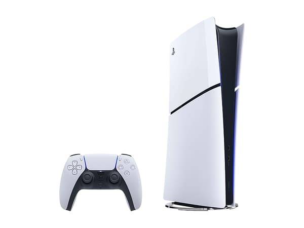 Sony PlayStation 5 (modellgrupp - Slim) Digital Edition, PlayStation 5, Svart, Vit, 16384 MB, GDDR6, 448 GB/s, AMD