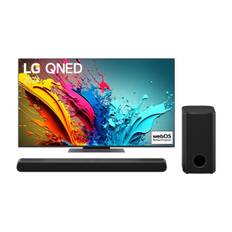 LG 55" 4K QNED TV 55QNED87T6B + NS77TY 3.1.3 Dolby Atmos soundbar ➞ På lager - klar til levering og afhentning