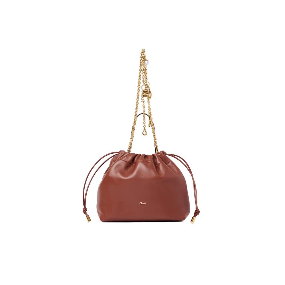 Chloé Icons Mini Skuldertaske - Tasker - Dame - Brun - ONE SIZE - Uld