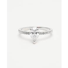 Swarovski Solitaire Ring - Silver