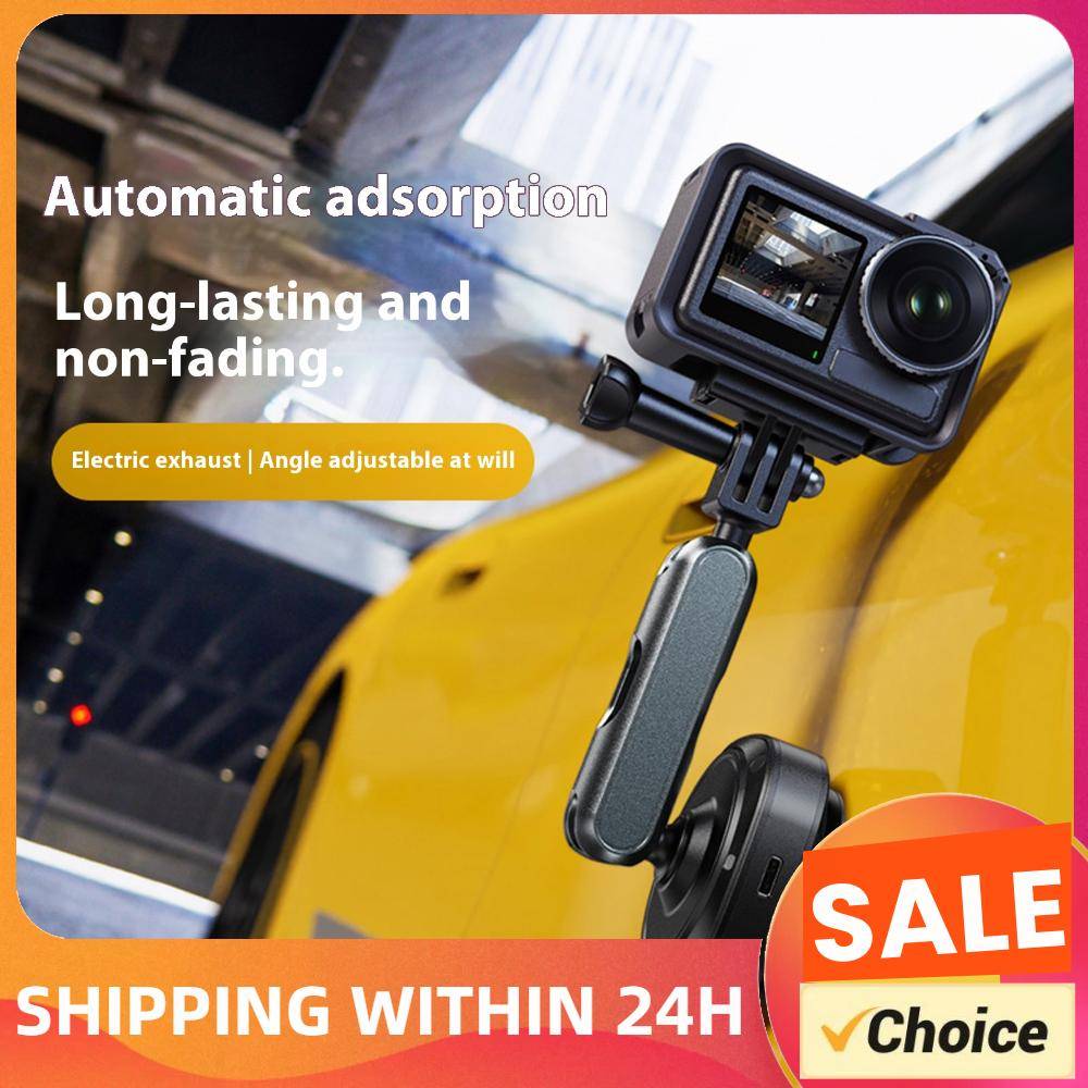 Camera Suction Cup Mount 360 Adjustable Action Camera Windshield Window Mount for DJI Insta360 GoPro Accessories
