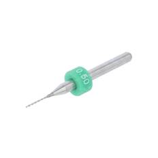 Mini hårdmetalbor - Ø0,5mm (1/8" skaft), kulstofstål