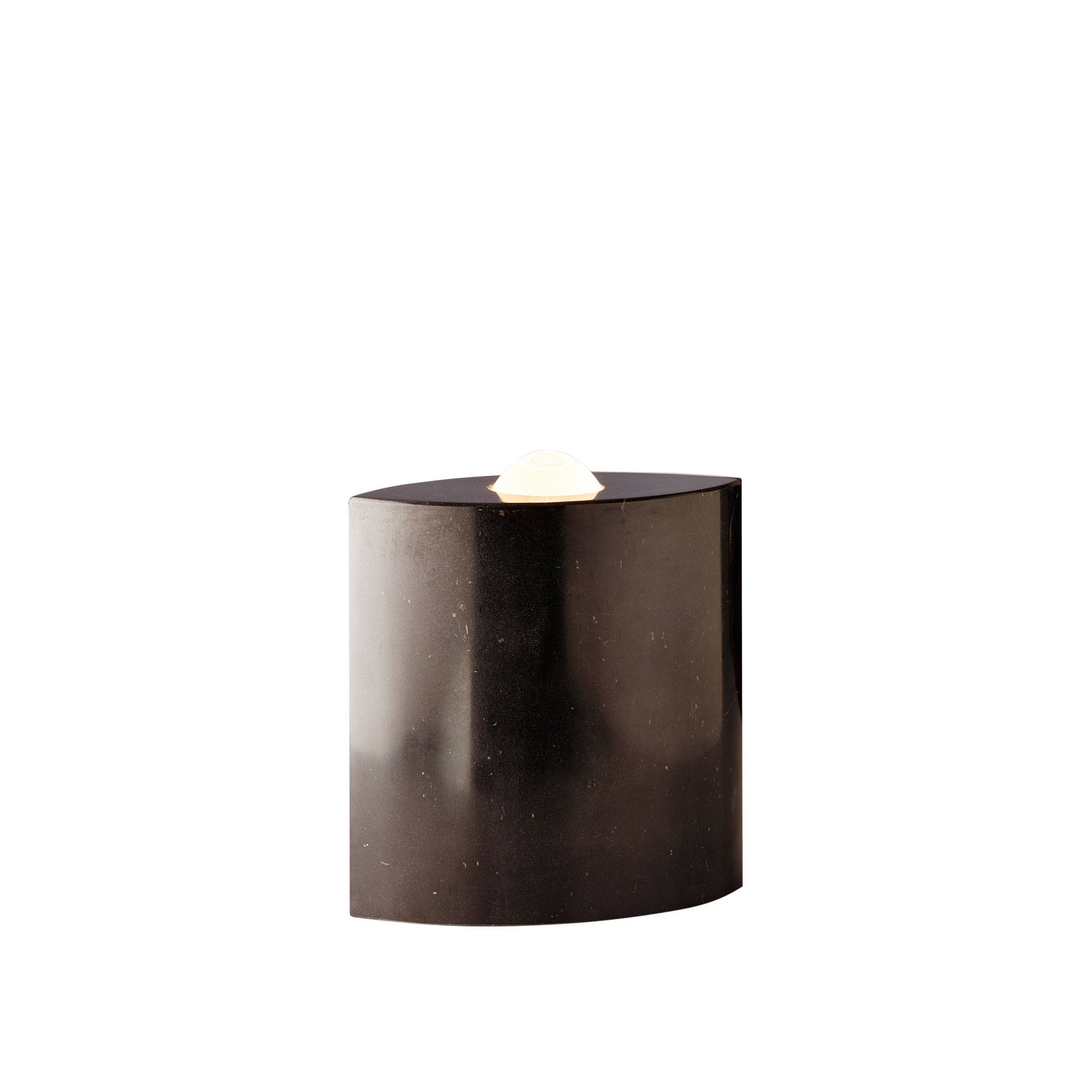 Tecnolumen - Floor Lamp Egyptian Eye EE 86 Black Marble - Uplight - Günter Leuchtmann - Sort