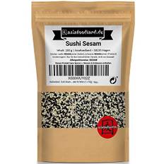 Asiafoodland - Sushi Sesam Mix - weißer und schwarzer Sesam für Inside Out und California Rolls - super als Topping und Deko - darf in keinem Set oder Kit fehlen (1 x 100g)