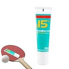 Ping Pong lim – 50 ml bordtennis racket lim, bordtennis flytande lim | ping-pong paddel gummim, bra elastisk professionell supervätskehastighet för montering av bordtennis, ping-pong paddel