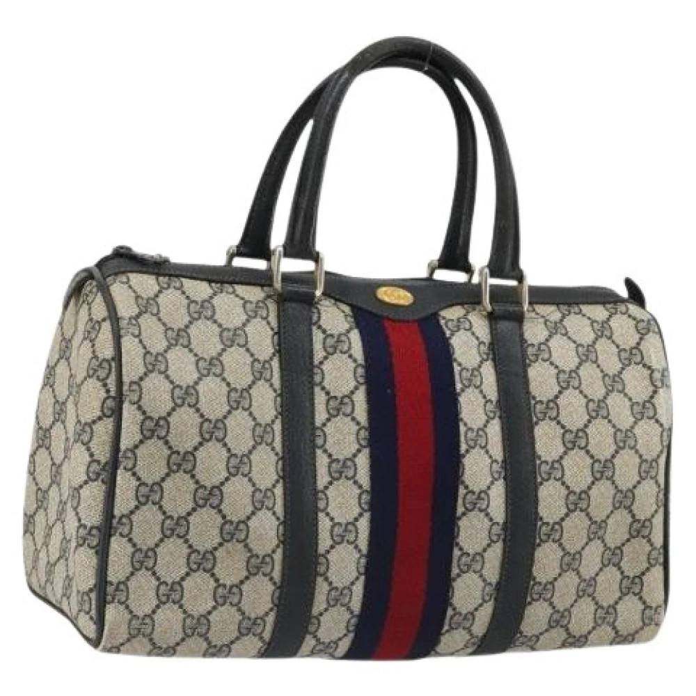 Gucci Vintage - Pre-owned Vintage GG Canvas Boston Bag Vintage - Dam - ONE Size - Läder