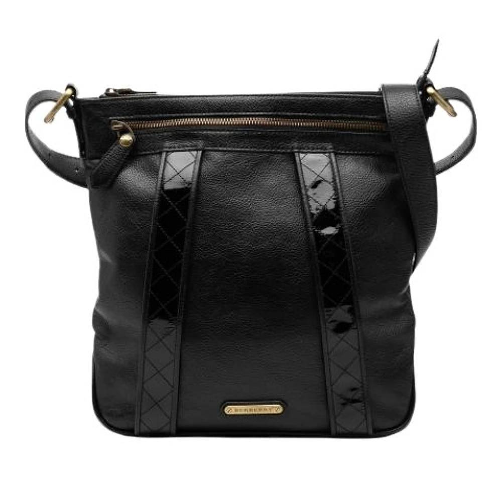 Burberry Vintage Pre-owned Vintage Crossbody Taske - Vintage - Dame - Sort - ONE SIZE - Uld