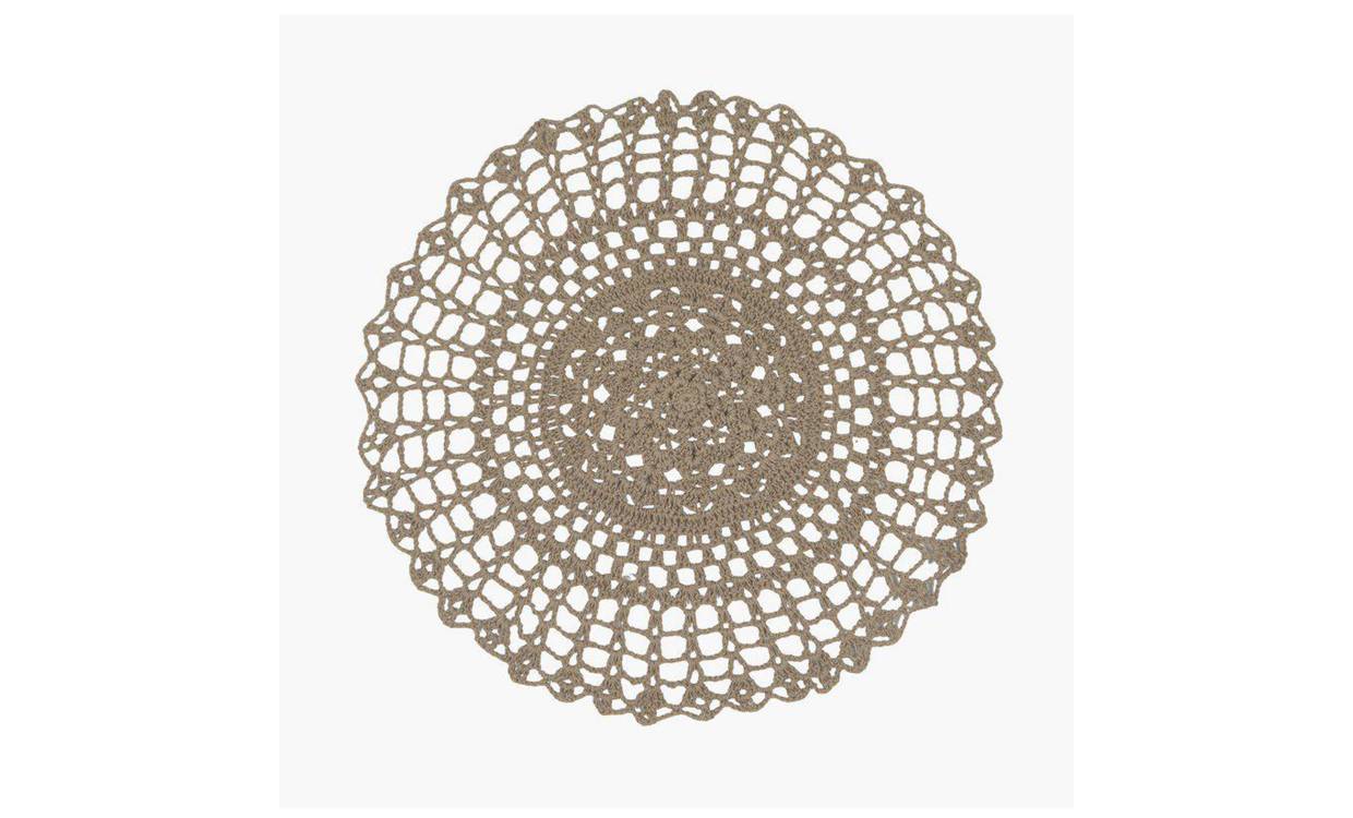 BIGGAN Tablett Beige 4-p