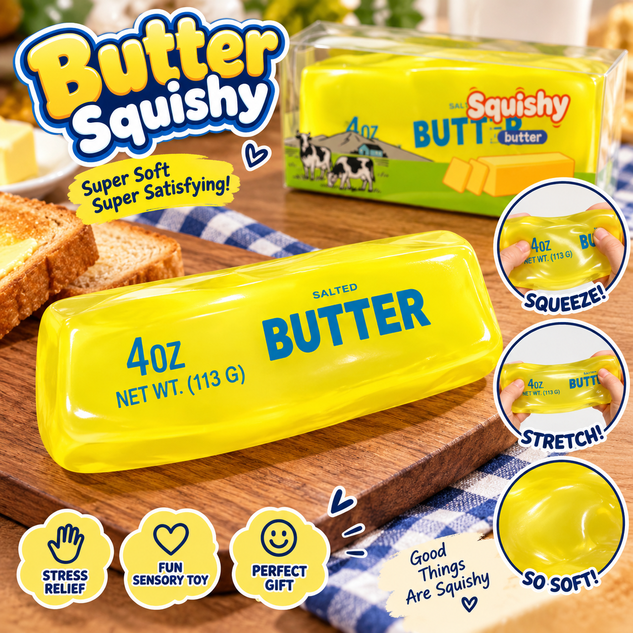 Vaseline butter squishy.