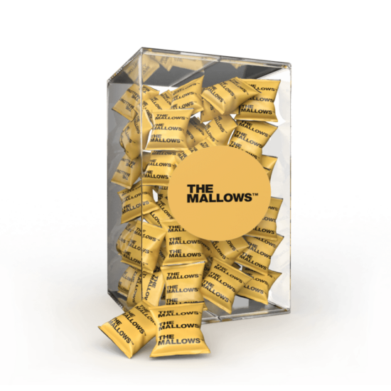 The Mallows -SALTED CARAMEL FLOWPACKS SKUMFIDUS MED CARAMEL 1 STK. 5g.