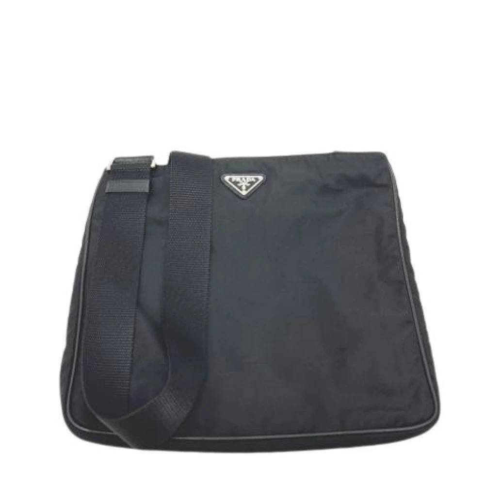 Prada Vintage Pre-owned Vintage Nylon Cross Body Bag - Vintage - Dame - Sort - ONE SIZE - Nylon
