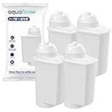 Aquafloow Ersättning av kaffevattenfilter för Siemens EQ-serien, Brita Intenza TZ70003 Siemens, TCZ7003, TCZ7033, Bosch 12008246 Vattenfilter, 4-Pack