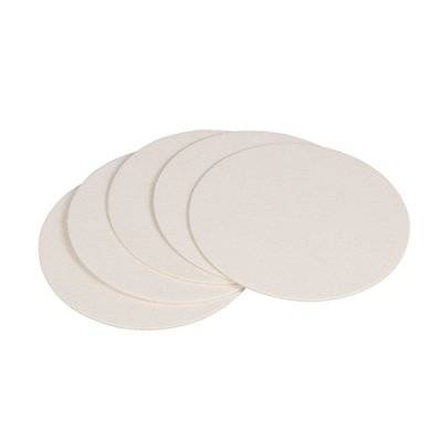 Glasunderlägg neutral vit 100-pack