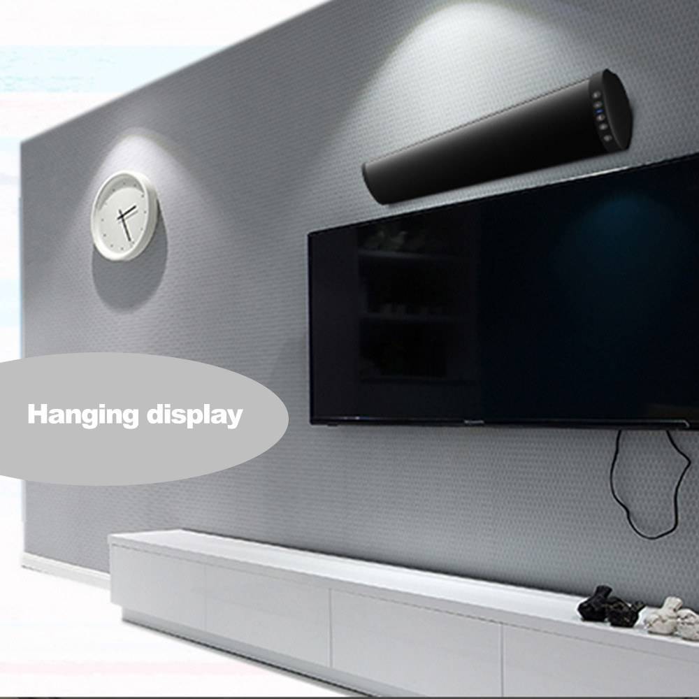 Tv hemmabio trådlöst soundbar högtalarsystem med inbyggd subwoofer 3d högtalare soundbar