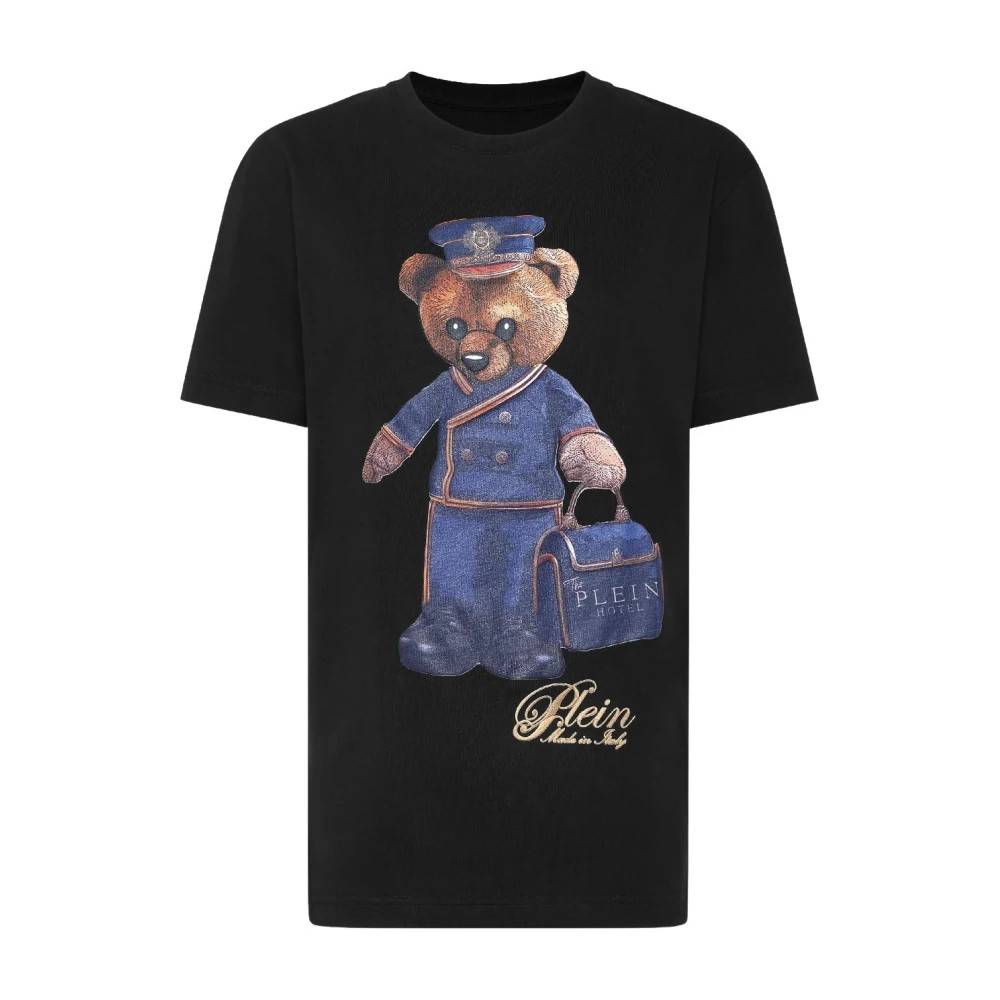 Philipp Plein - Teddy Doorman T-Shirt Toppar - Dam - L - Bomull