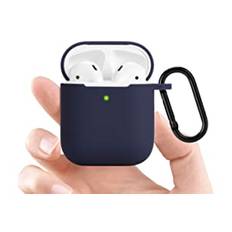 AirPods fodral Skin, Protective Silicone fodral with Sport Strap kompatibelt med Apple Airpods Charging fodral