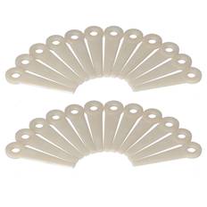24Pcs Plastic Cutter Blades Lawn Mower Head Blade Replacement 4111?007?1001 for Stihl PolyCut