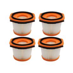 JUSTWEIXING Pack of 4 Shark Wandvac System Filters for WS620 WS630 WS632 Cordless Vacuum Cleaner XFFWV360 Vacuum Cleaner Spare Parts Vacuum Cleaner