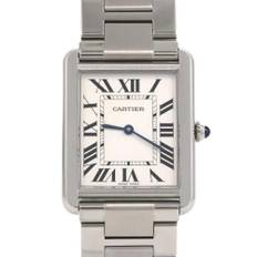 Cartier Vintage, Vintage , Herr, ONE Size, Pre-owned Tank Solo SS Quartz