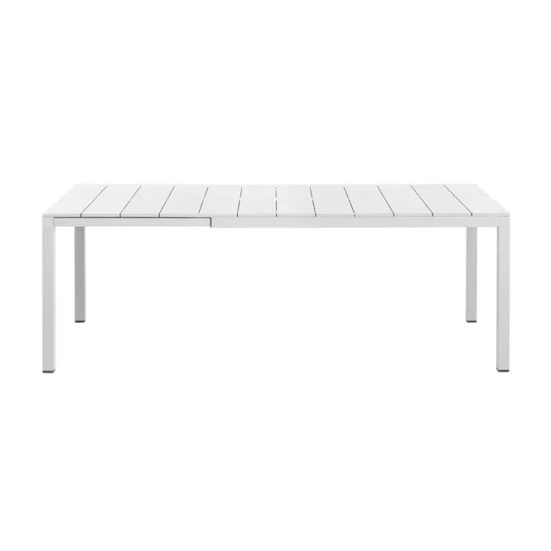 Rio Alu utdragbart bord (140-210x85 cm, Vit)