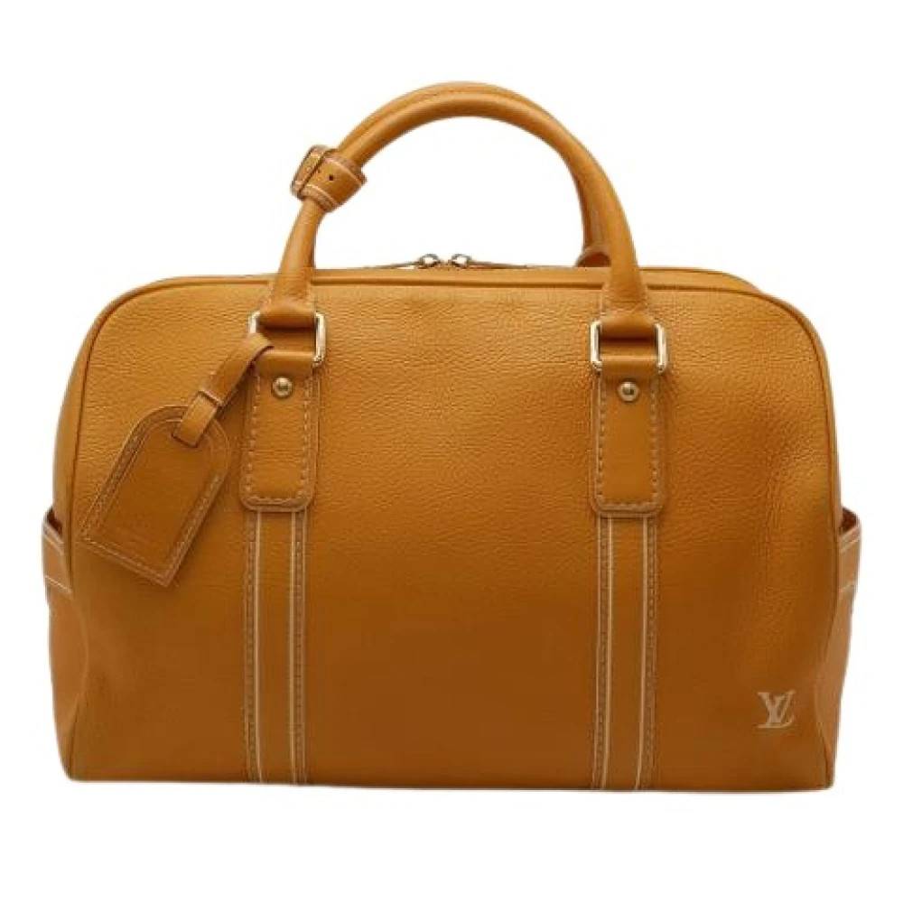 Louis Vuitton Vintage Pre-owned Laeder louis-vuitton-tasker - Vintage - Dame - Gul - ONE SIZE - Tyl