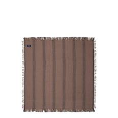 LEXINGTON HOME Striped Linen/Cotton Napkin With Fringes |Brown |50X50