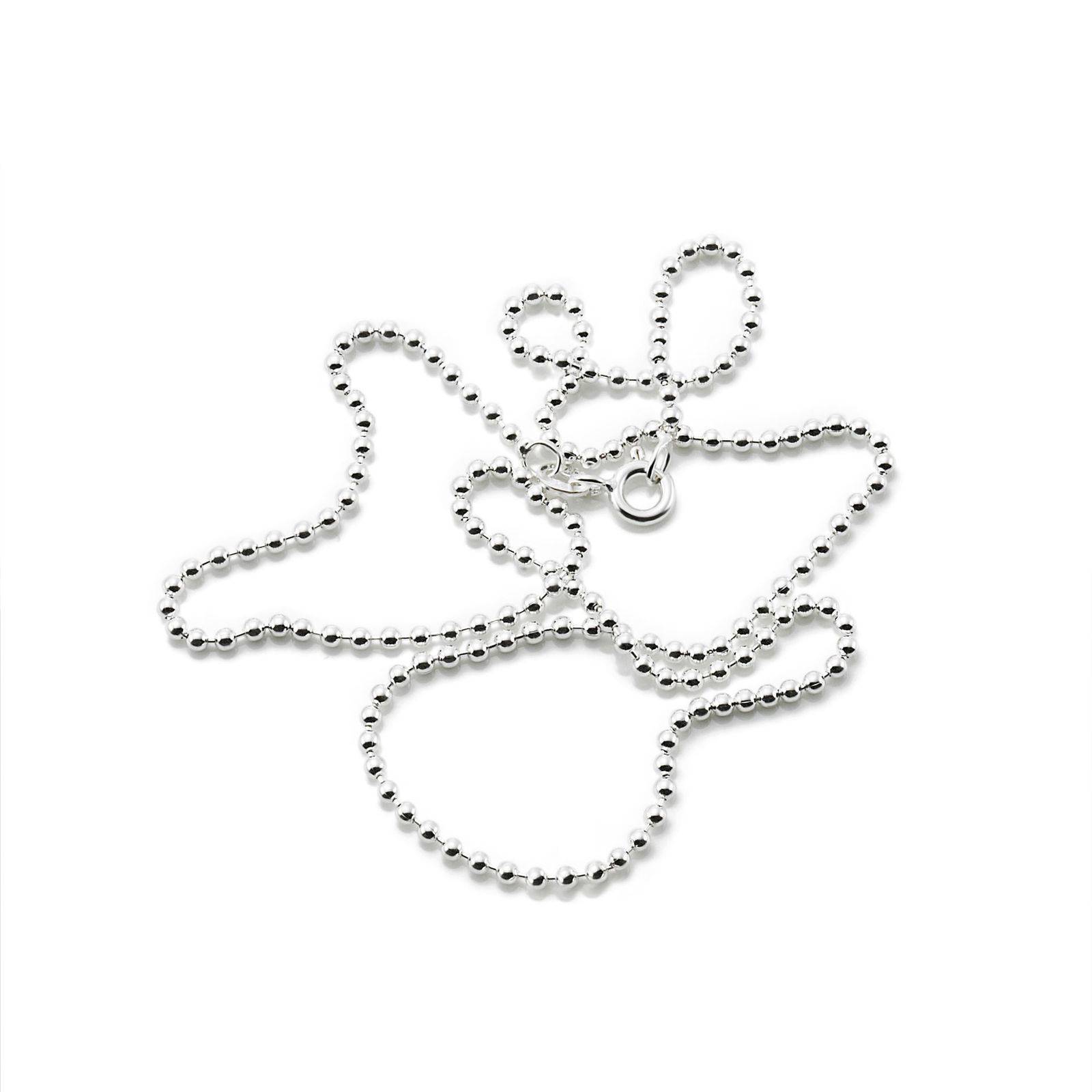 Efva Attling Bead Chain 2 mm 60 CM - SILVER