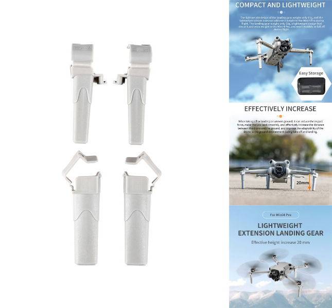 DJI Mini 4 Pro landingsudstyr til drone beskyttelse .