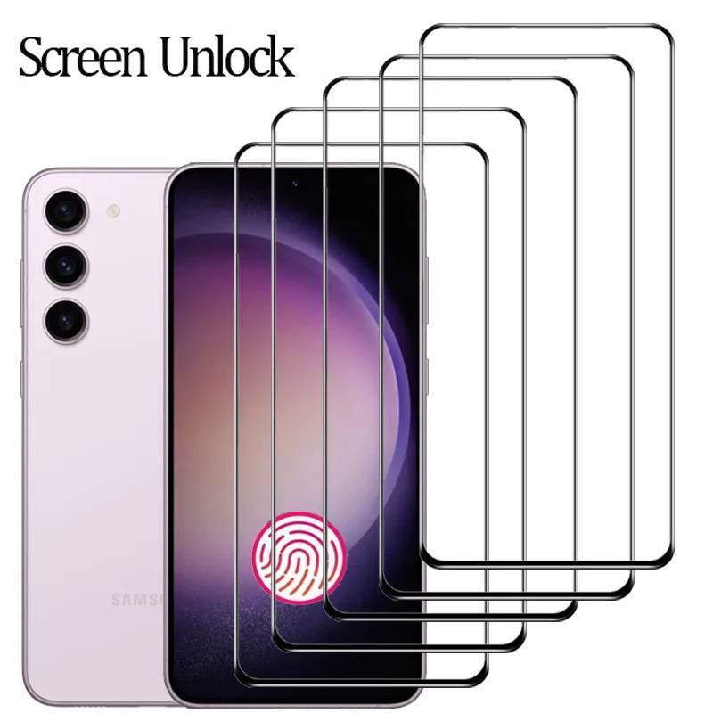 For Samsung S24 Glass, S26 S25 S24 Ultra Screen Protector For Samsung Galaxy S23 Glass Samsung S24 Ultra Tempered Glass Samsung S23 FE S20 S21 S22 Plus Protective Film Galaxy S24 Screen Protector