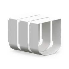 SureFlap Cat Flap Tunnel Extender - Vit 3-pack