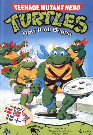 DVD - Teenage Mutant Hero Turtles 1 - Så Började Det Hela (Beg)