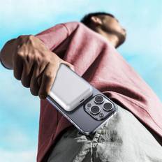 10000mAh powerbank med magnetisk opladning, USB-C og trådløs hurtigopladning op til 15W